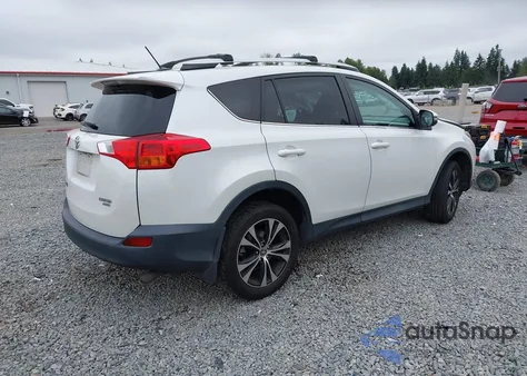 2015 Toyota Rav4 Limited from USA, damaged, VIN 2T3DFREV8FW325833